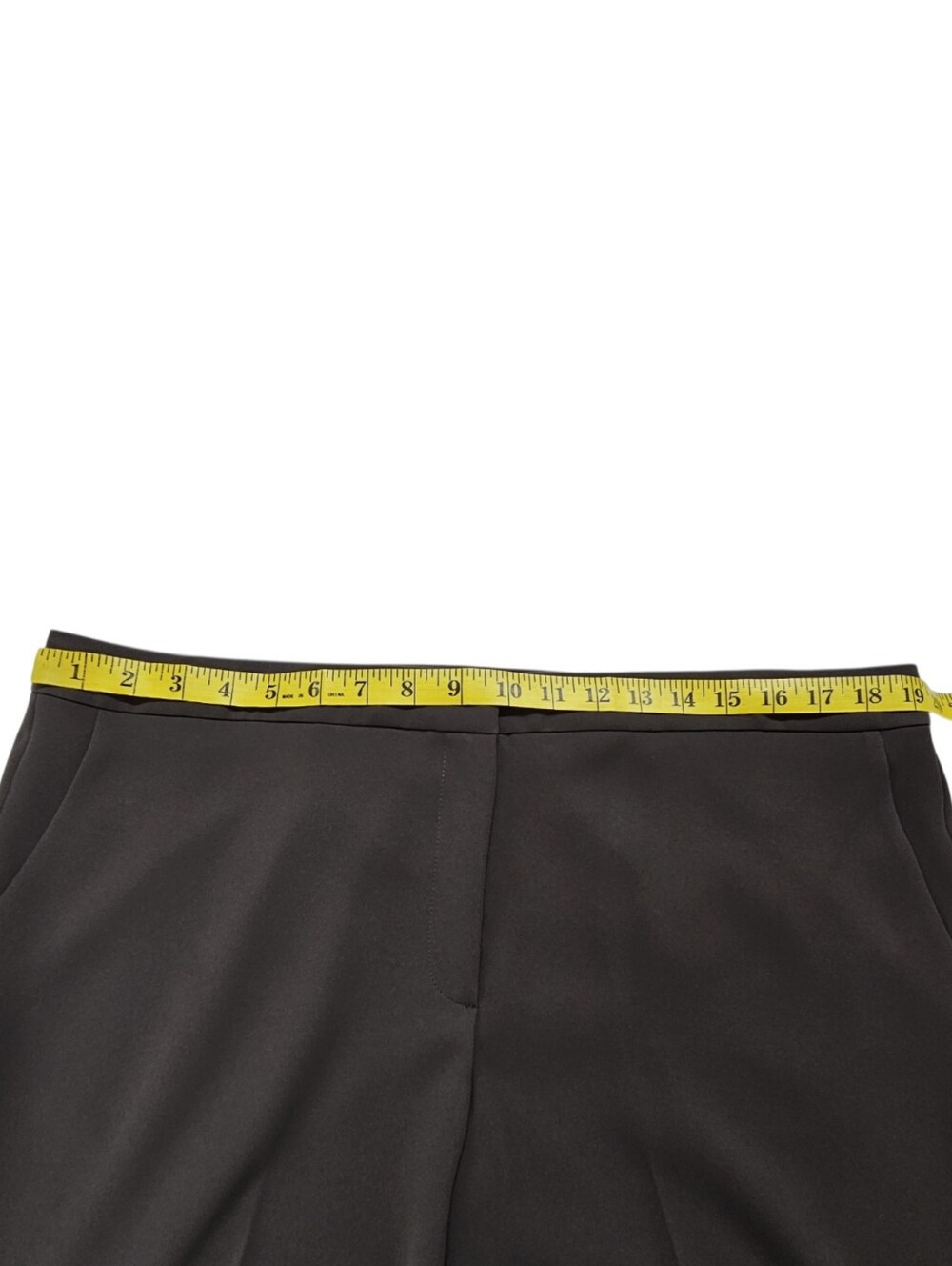St. John Collection Wide-Leg Cropped Trousers in Sate Brown Size 16 NWT - Picture 5 of 9